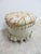 Vanguard Furniture 1990s Lauren Brooks Vanguard Puff Ottoman Italian Crewel Stitch Ottoman Foot Stools For Sale - Image 4 of 11