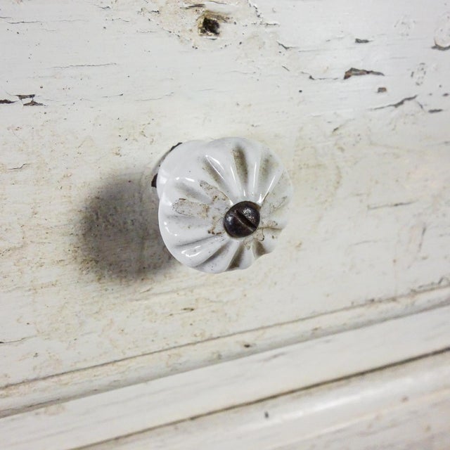 White Brocante Bakery Cabinet, 1900s For Sale - Image 10 of 15