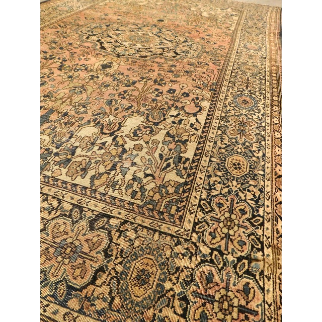 Antique Hand-Knotted Persian Rug. 4'x 7' For Sale - Image 9 of 16