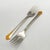 Late 20th Century Oneida Cube “Golden Damask Rose” Stainless Flatware 50 Pieces (Service for 9 With Hostess Pieces and Storage Chest) For Sale - Image 10 of 18