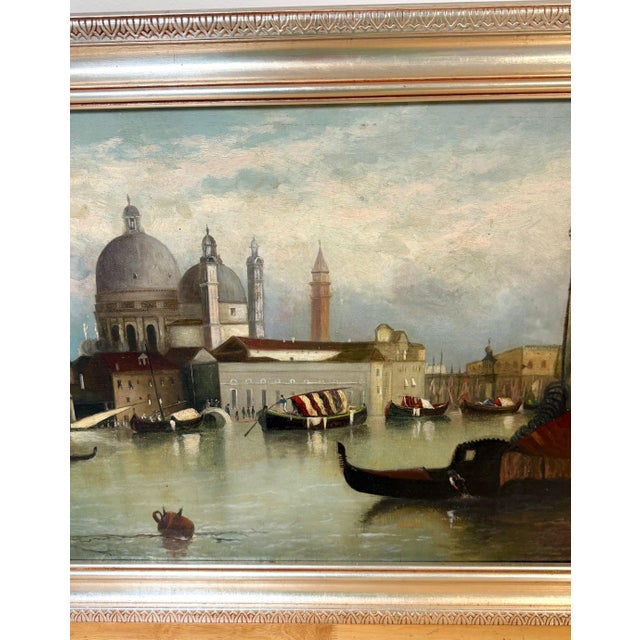 19th-Century Italian Venetian Capriccio of the Bacino di San Marco For Sale - Image 16 of 18