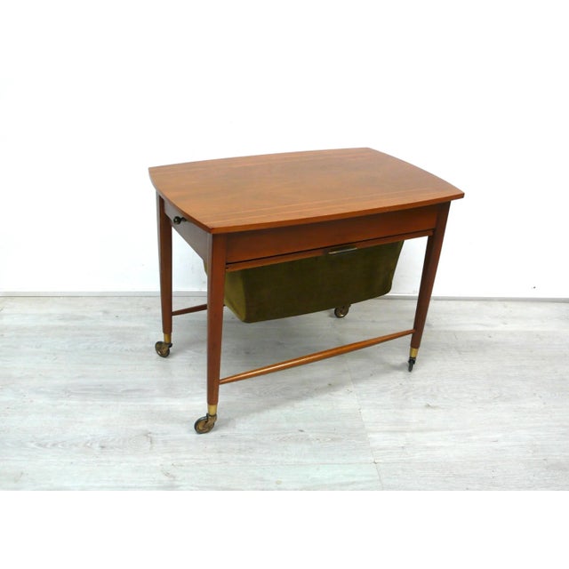 Mid-Century Modern Sewing Table from Ilse Möbel, Germany, 1950s For Sale - Image 10 of 10