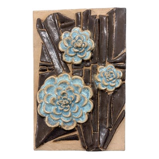 Ceramic Wall Relief by Marianne Starck for Michael Andersen, Denmark, 1970s For Sale