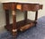 20th Century Marquetry Console Table With White Carrara Marble Top & Two Drawers For Sale - Image 10 of 13
