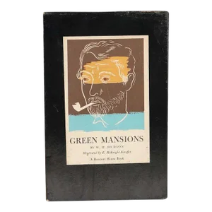 Vintage Green Mansions by William Henry Hudson & E. McKnight Kauffer Book