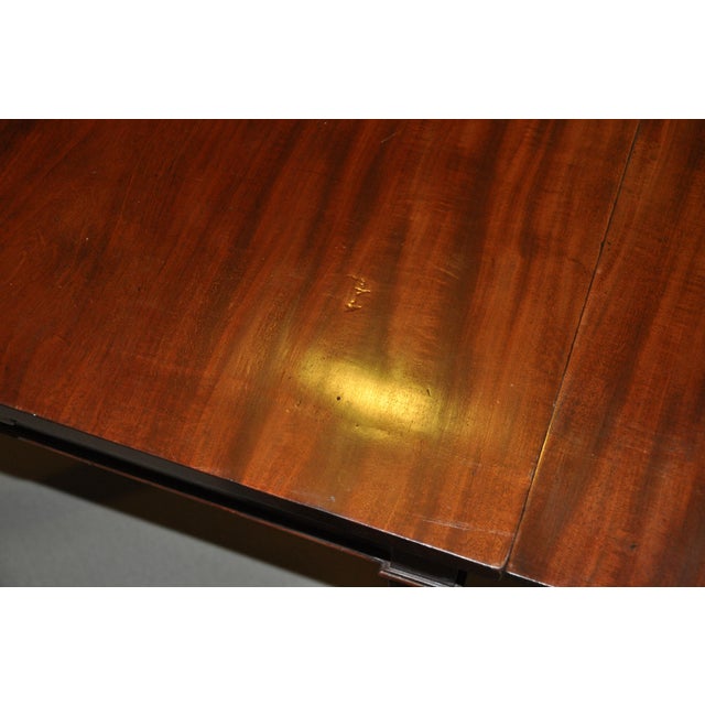 Antique Mahogany Georgian Style Refectory Dining Table For Sale - Image 9 of 9