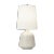 2020s Aerin by Visual Comfort Studio Ornella Small Table Lamp in New White For Sale - Image 5 of 5