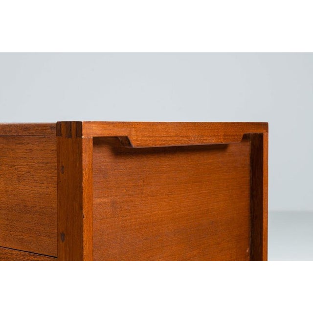 Scandinavian Modern Storage Cabinet in Teak with Sled Base Denmark 1960 For Sale - Image 15 of 16