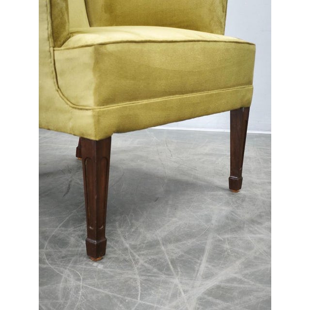 Gold Danish Modern Armchair by Frits Henningsen, Denmark, 1960s For Sale - Image 8 of 12