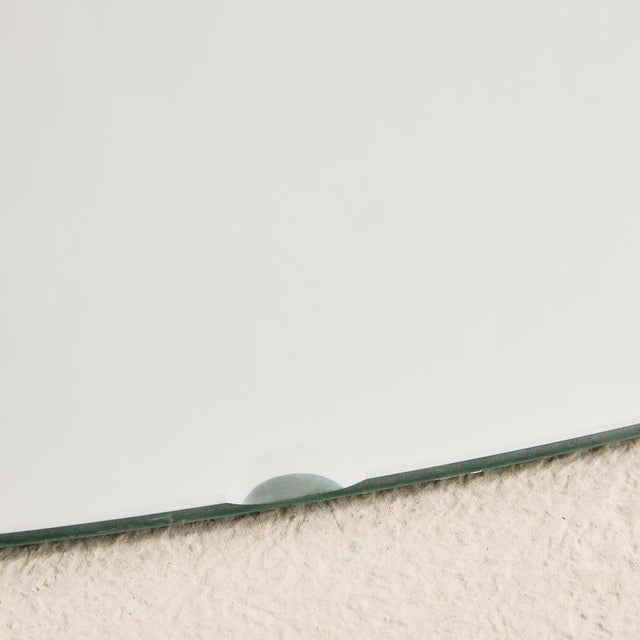 Vintage Oval Wall Mirror, 1970s For Sale - Image 6 of 8