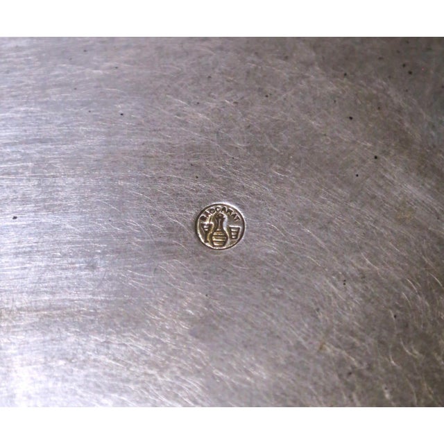 Silver 19th Century French Louis XVI Silvered Bronze Surtout De Table Stamped Baccarat For Sale - Image 8 of 8