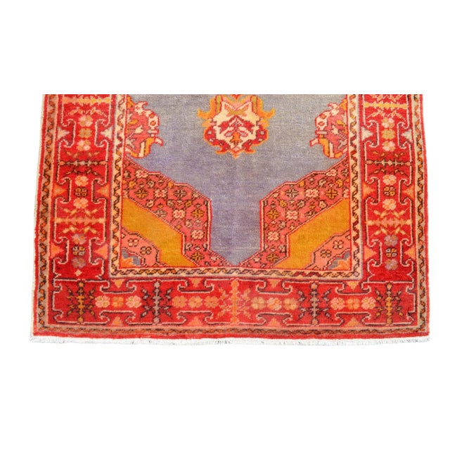 Early 20th Century Antique Turkish Rug - 3'7" X 6'3" For Sale - Image 9 of 14