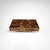 Coffee Table in Burl Wood and Brass Metal with Bar from Maison Lancel, France, 1980s For Sale - Image 8 of 10