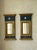 Wood Vintage Blue and Gold Gustavian Twin Mirrors, Set of 2 For Sale - Image 7 of 7