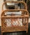 1970s Vintage Arched Rattan Magazine Rack Basket For Sale - Image 4 of 10