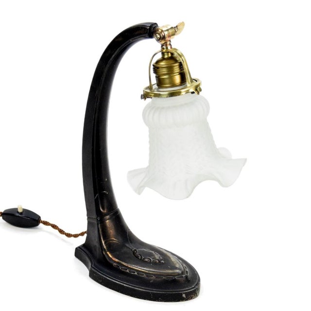 Antique Art Nouveau Table Lamp, 1890s For Sale - Image 6 of 6