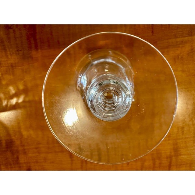 Traditional Late 20th Century Set of Five Charming Small Wine Glasses For Sale - Image 3 of 3