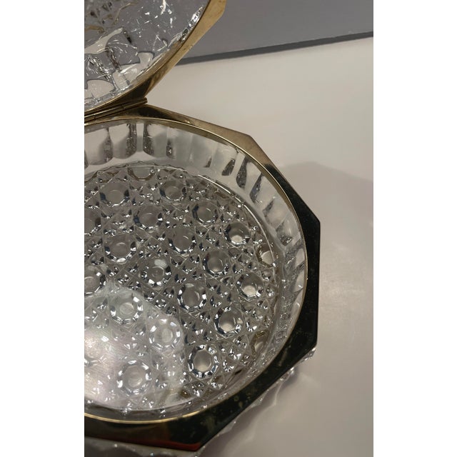 Glass 1960s Glass Octagonal Casket For Sale - Image 7 of 7