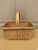 Brown Early 20th Century American Splint Oak Gathering Basket For Sale - Image 8 of 10
