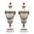 Late 19th Century Pair of French Antique White Marble Ormolu Mounted Cassolettes For Sale