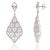 Not Yet Made - Made To Order Sparkling Elegant 5.07 TCW Pink Sapphire & Diamond Partywear Dangle Earrings, 2 Pieces For Sale - Image 5 of 13