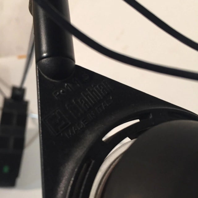 Italian Table Lamp from F. Fabbianm 1980s, in Very Good conditions. Designed 1980 to 1989 This piece has an attribution...