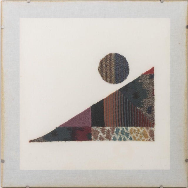 Wood Giorgio Saporiti X Missoni Framed Textiles, 2 For Sale - Image 7 of 12