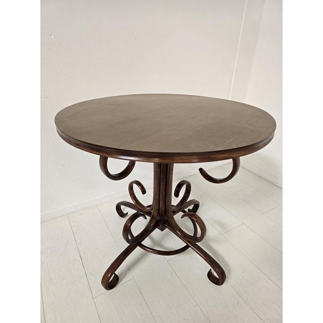 Bentwood Bistro Dining Table from Thonet, 1960s For Sale - Image 12 of 12