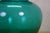 Vintage Hand Blown Teal Green Glass Vase Urn Leech Bowl 6" For Sale - Image 9 of 12