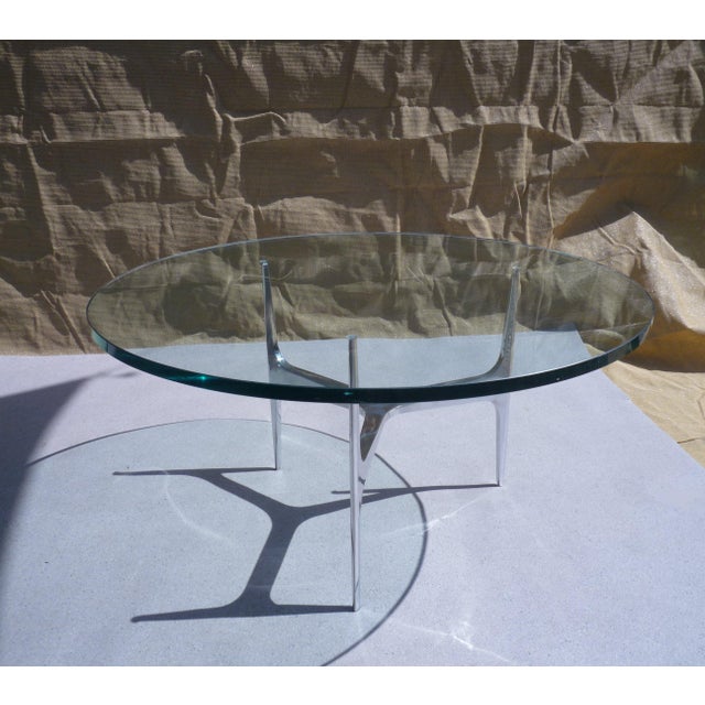 Tripod Coffee Table by Knut Hesterberg for Ronald Schmitt, 1960s For Sale - Image 10 of 10
