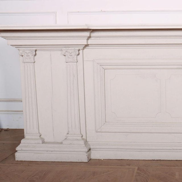 Wood Italian Painted Pine Counter For Sale - Image 7 of 18
