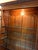 Antique C. 1900-1915 Quarter-Sawn Tiger Oak Beveled Glass Display China Cabinet For Sale - Image 15 of 18