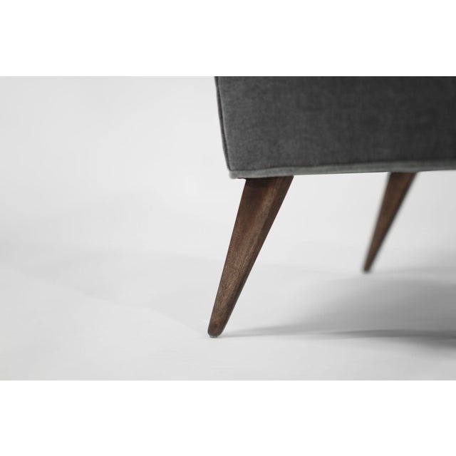 Set of Slipper Chairs by Selig in Plush Mohair, Circa 1950s For Sale - Image 9 of 11