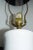 1960s Mid-Century White Table Lamp With Sculptural Gilt Handles (Hollywood Regency) For Sale - Image 5 of 5
