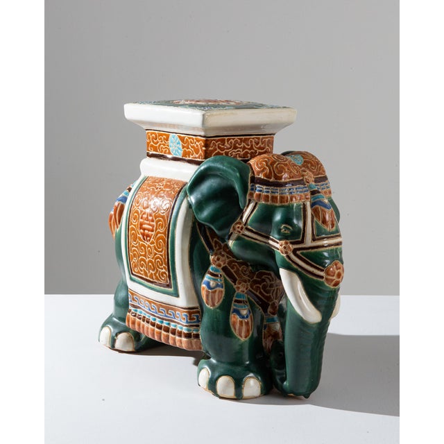 1960s French Ceramic Elephant For Sale - Image 12 of 13