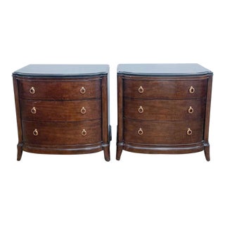 Pair of Thomasville Three Drawer Nightstands For Sale