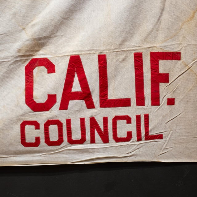 Vintage Boy Scouts Flag Troop, Santa Ana California c.1940 For Sale In San Francisco - Image 6 of 7