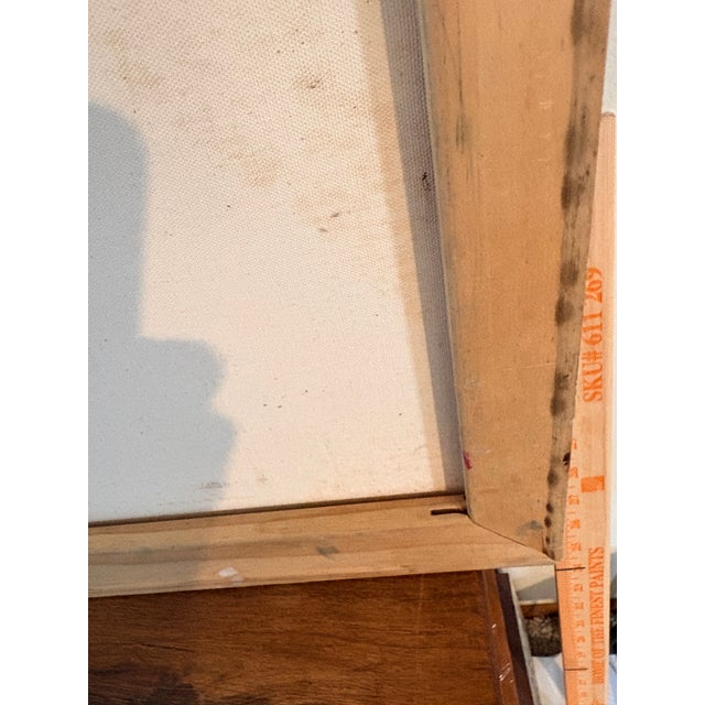 2010s Original Aracely Muñoz Acrylic Painting – Surreal Still Life With Wine Bottle & Florals For Sale - Image 5 of 8