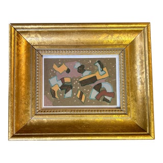 1950’s Original Abstract Expressionist Watercolor Painting For Sale
