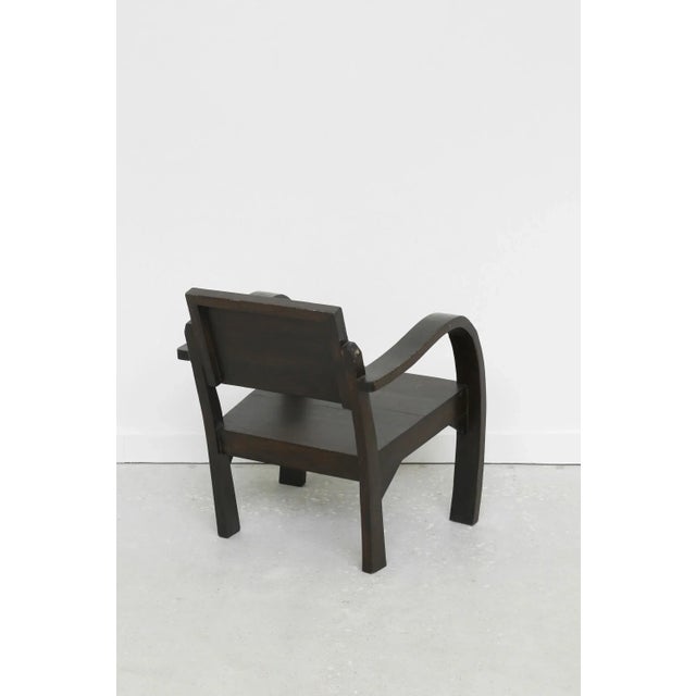 1940s Low Bentwood Chair For Sale - Image 4 of 8