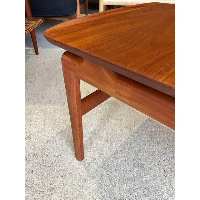 Teak Model 640 Coffee Table by Peter Hvidt & Orla Mølgaard-Nielsen for France & Søn For Sale - Image 10 of 18