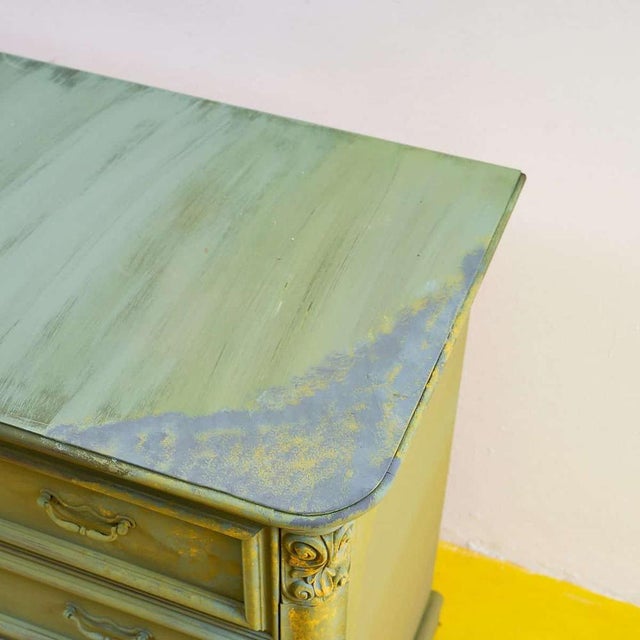 Vintage Dresser with Embossed Details For Sale - Image 4 of 13