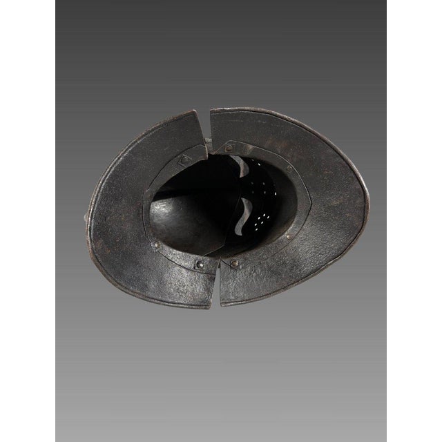 16th Century 16th-century wrought iron "Savoyard" helmet For Sale - Image 5 of 11