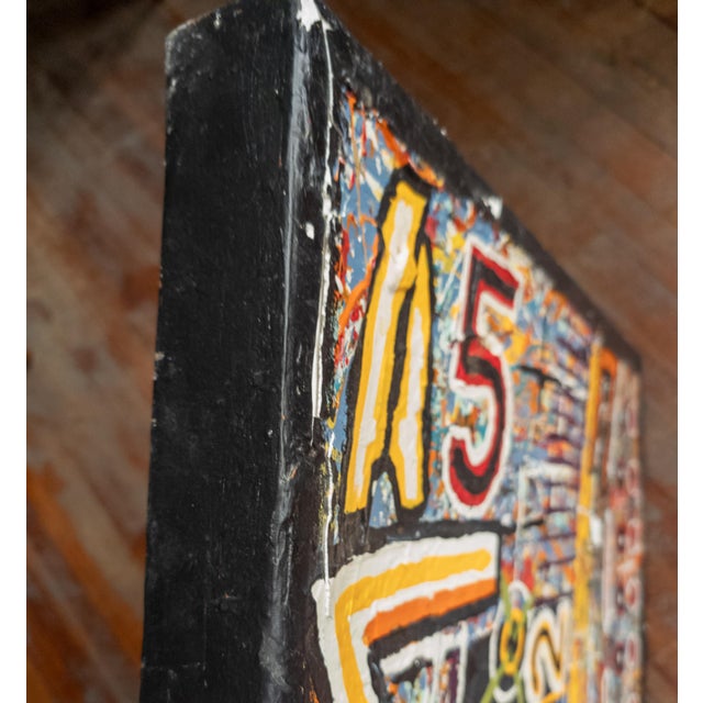 2009 Contemporary Modern Abstract Acrylic Painting by Eric Clavin For Sale - Image 9 of 11