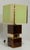1970s Brazilian Acrylic, Resin and Brass Custom Table Lamps - a Pair For Sale - Image 9 of 11