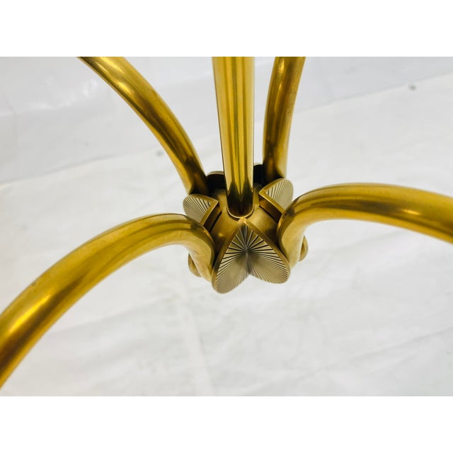 Contemporary Visual Comfort Thomas O’Brien “Canto Grande” 4-Arm Chandelier For Sale - Image 13 of 17