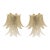 Transparent “Felci” Murano Glass Sconces – A Pair For Sale