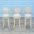 This is a fabulous set of 3 vintage faux bois swivel bar stools with a 29.5" seat height. The stools are unbranded, but...