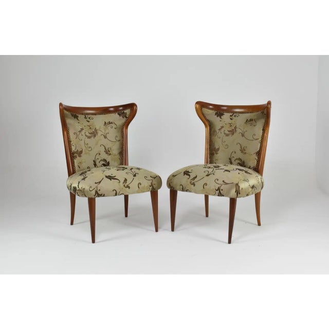 Italian Mid-Century Modern Wooden Chairs, 1950s For Sale - Image 10 of 12