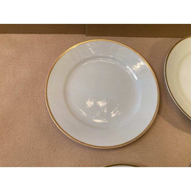 Antique Limoges Porcelain & Nippon Porcelain Luncheon Plates - Set of 4 For Sale - Image 10 of 13
